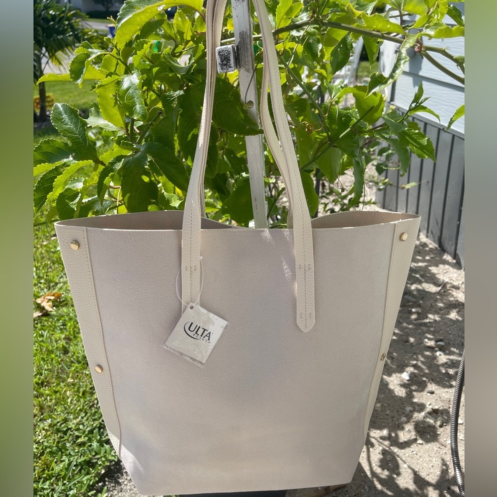 ULTA Beauty Studded Tote Bag In Neutral - Picture 7 of 12